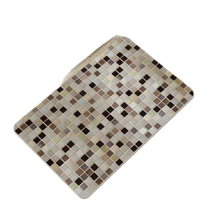 Mosaic Design Bath Mat