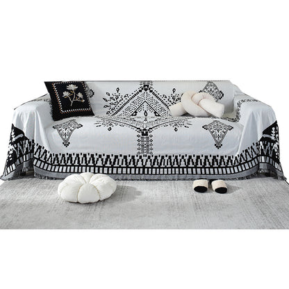 Decorative Thick Woven Sofa Throw Cover