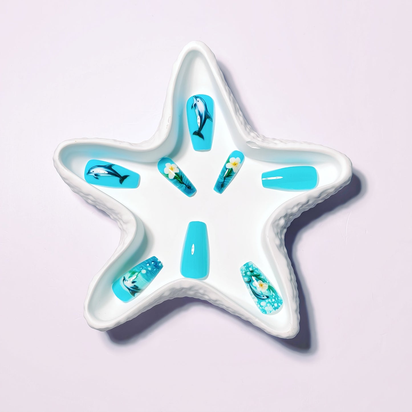 Artisanal Acrylic Nail Set Acalora
