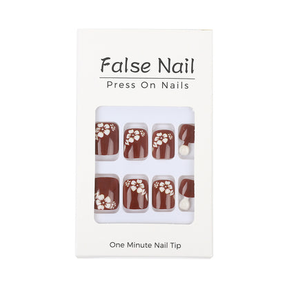 Artificial nails in elegant natural design Acalora