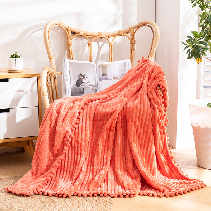 Unisex Cozy Textured Throw Blanket