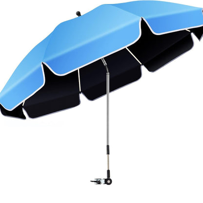 Women's stable beach sun protection umbrella with adjustable mounting system Karnz