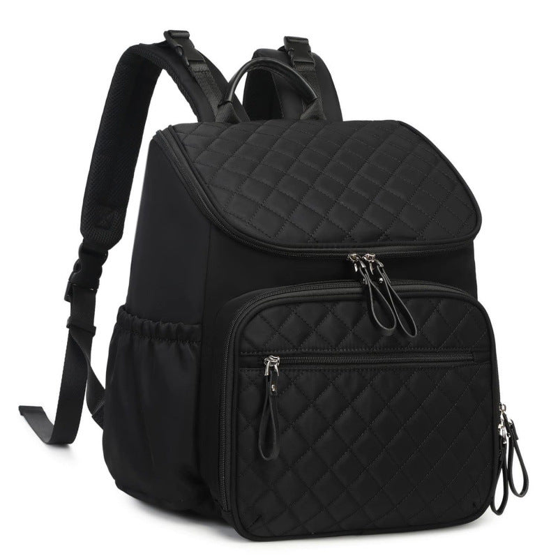 Quilted Multi-Pocket Backpack Acalora