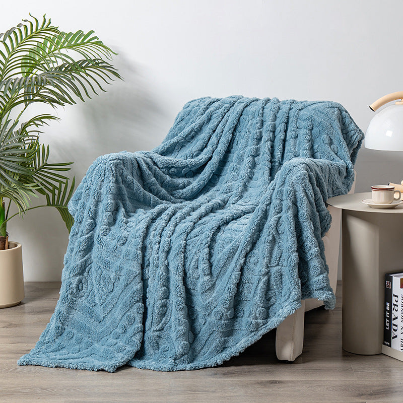 Unisex Cozy Plush Throw Blanket
