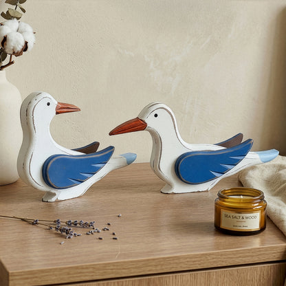 Coast Seagull Sculpture Accent