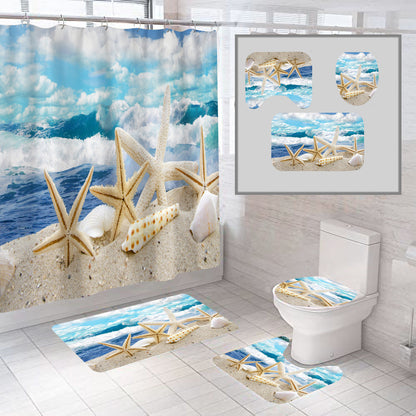 Dolphin-Themed Bathroom Decor Set