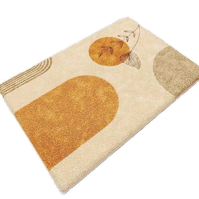 Contemporary Abstract Bath Rug