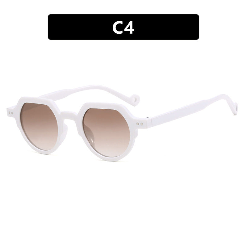 Women's geometric sunglasses with protective UV filter and robust frame Karnz