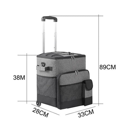 Women’s cooler trolley with expandable storage Bowlift