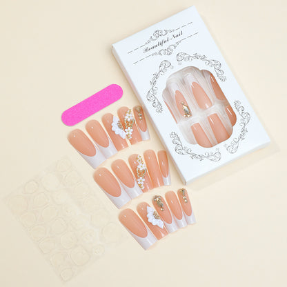 Elegant Decorative Press-On Nail Art Kit Acalora