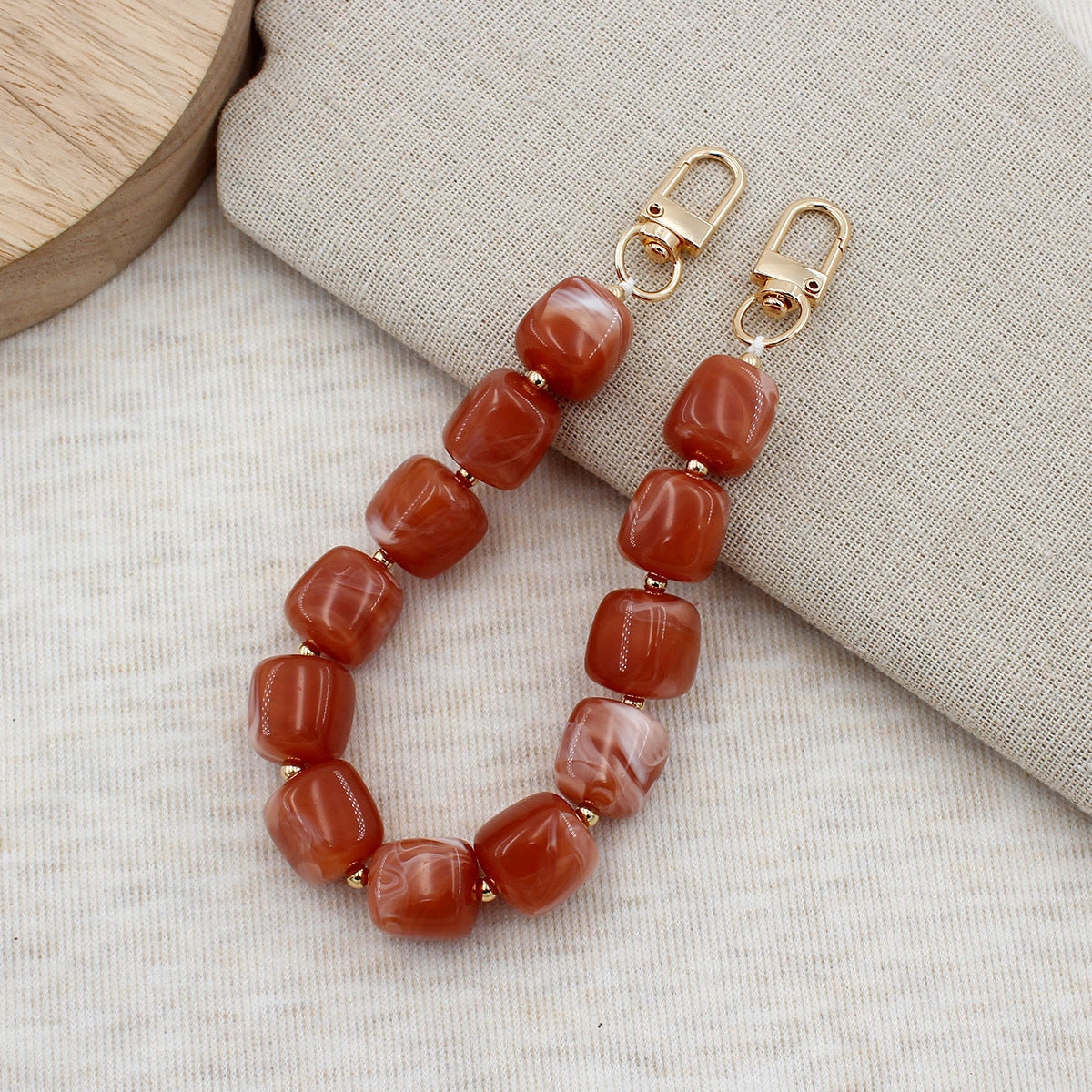 Chunky Beaded Eyewear Chain Acalora
