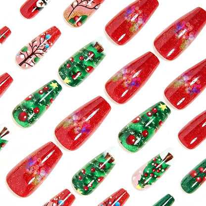Festive Holiday Nail Art Acalora