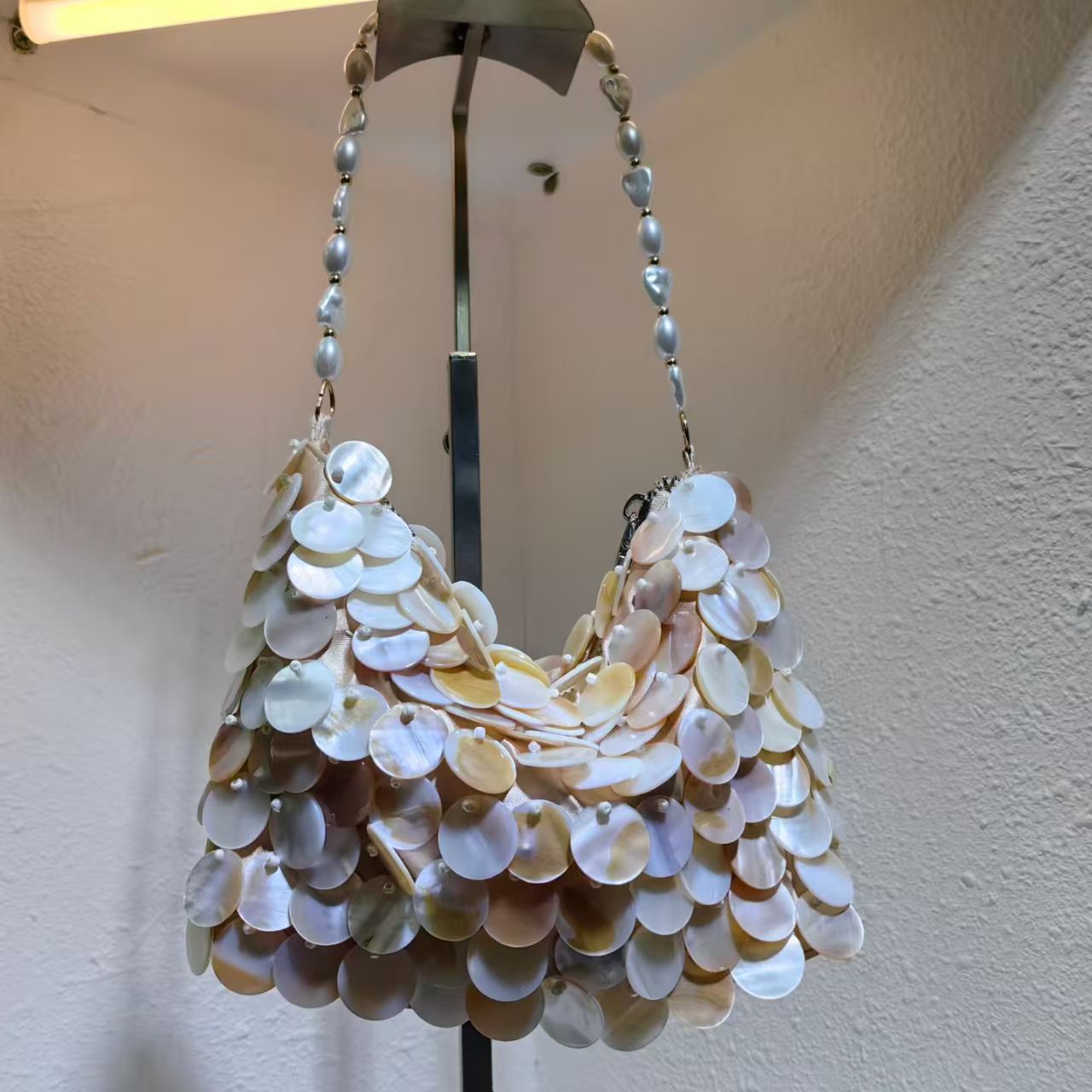 Shell Beaded Handbag Acalora