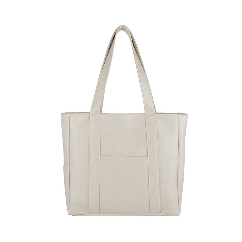Classic Faux Leather Tote Bag Acalora