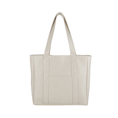 Classic Faux Leather Tote Bag Acalora