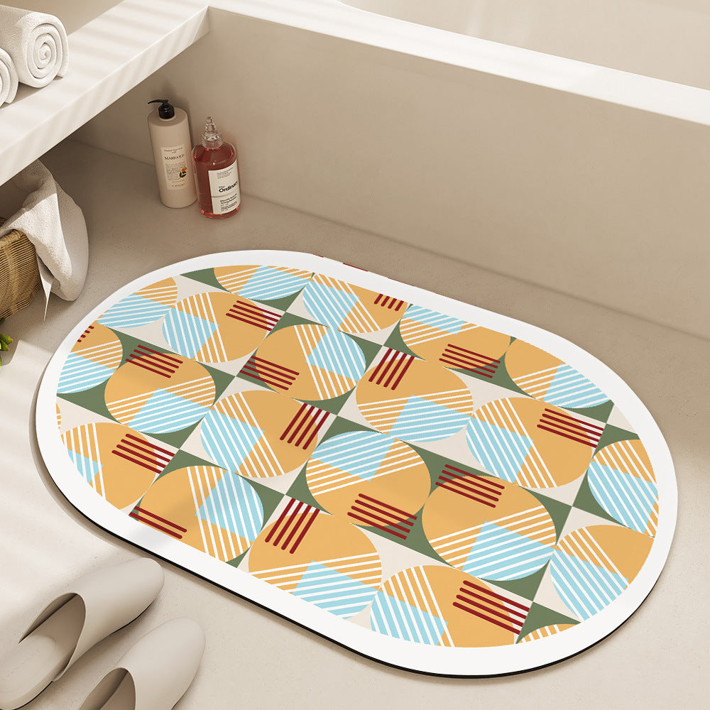 Decorative Non-Slip Bath Mat Acalora