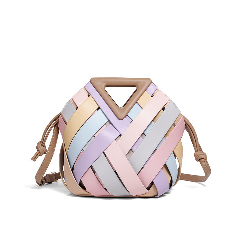 Woven Leather Handbag Acalora