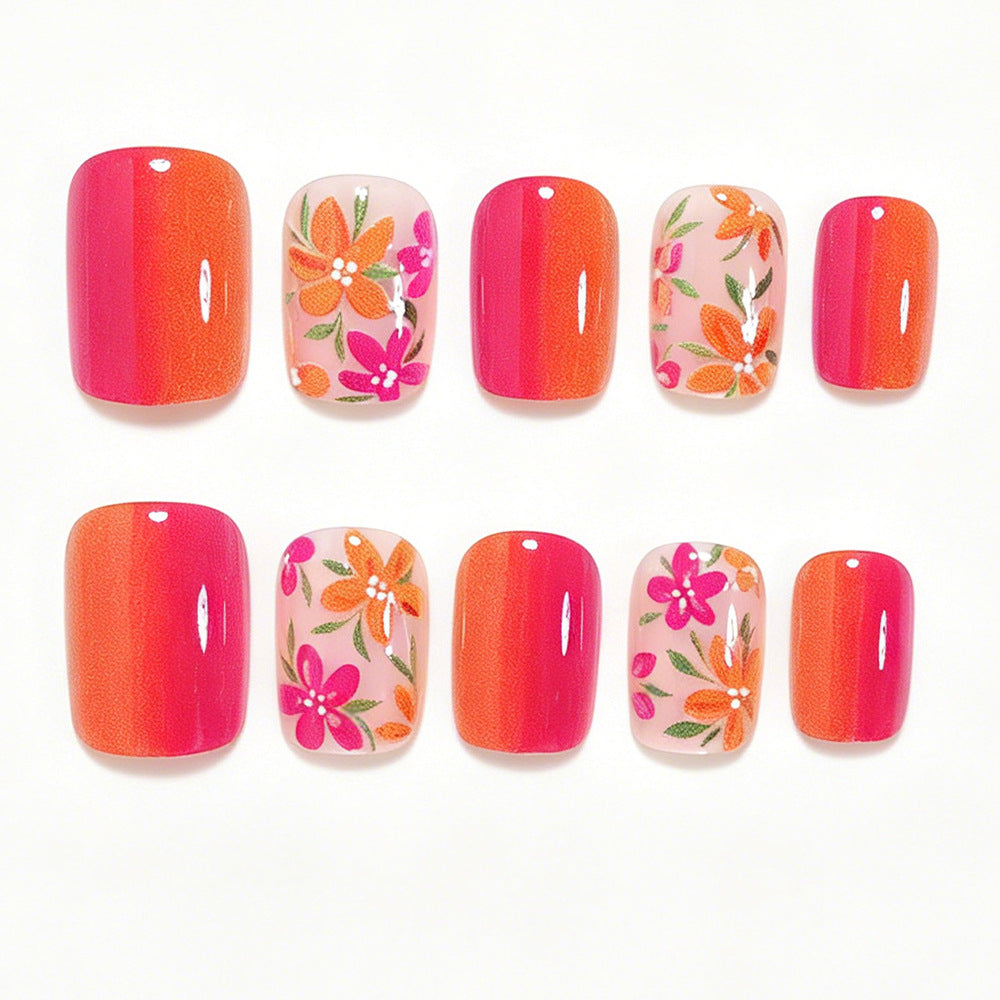 Floral Gel Nail Art Tips Acalora