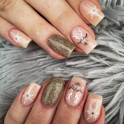 Glittery Press-On Nail Collection Acalora