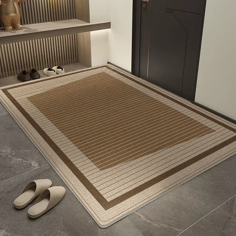 Geometric Patterned Entryway Rug