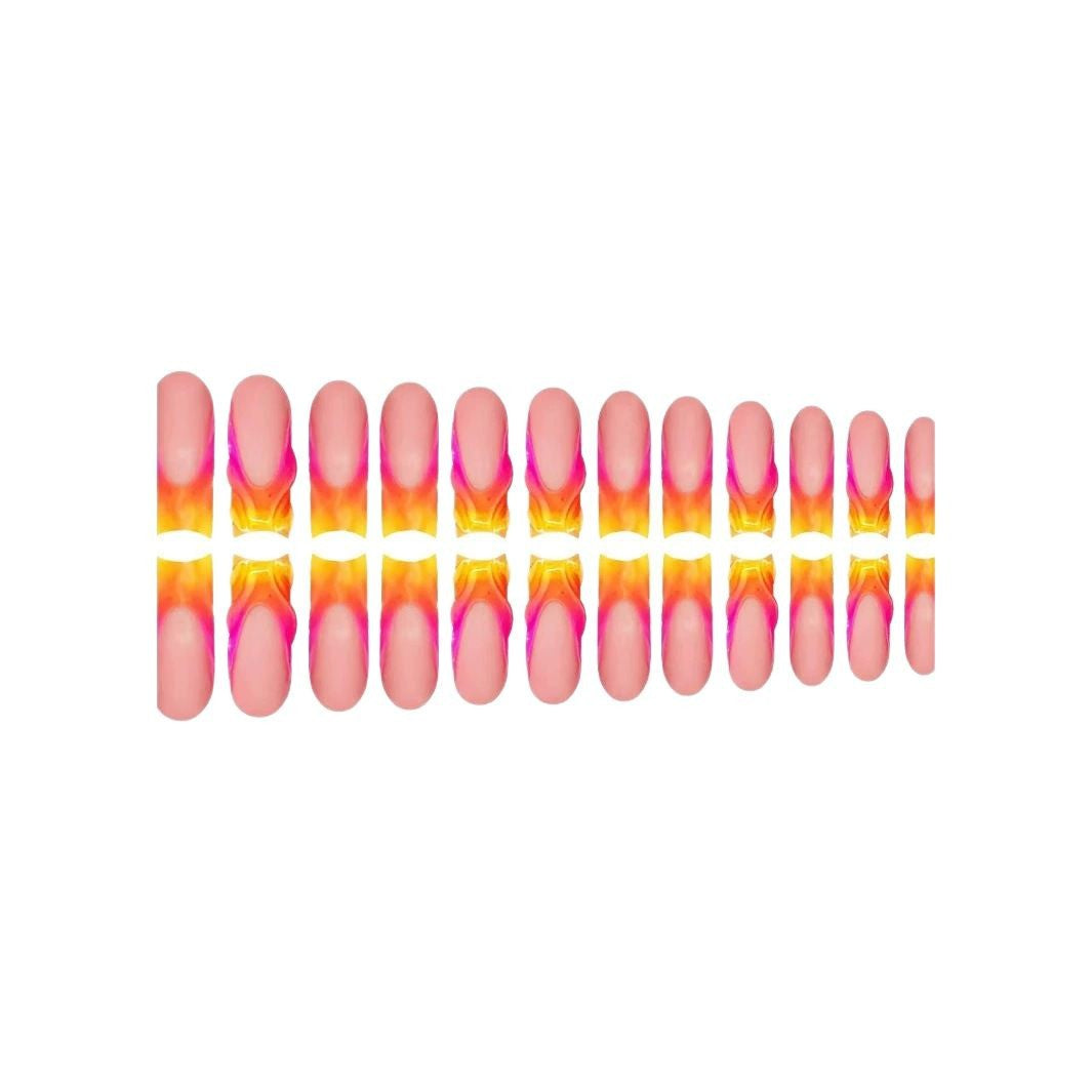 Artistic Gradient Nail Art Acalora