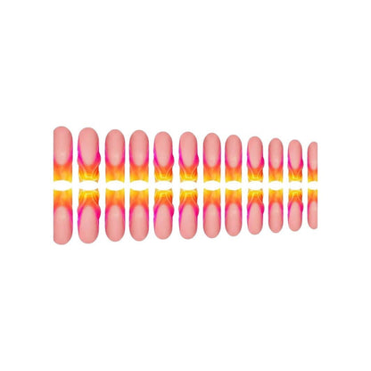Artistic Gradient Nail Art Acalora