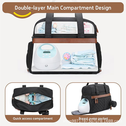Versatile Quilted Travel Utility Bag Acalora