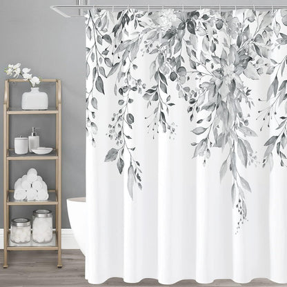 Floral Patterned Shower Curtain