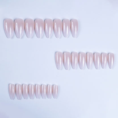 Premium Nails with French Tip Acalora