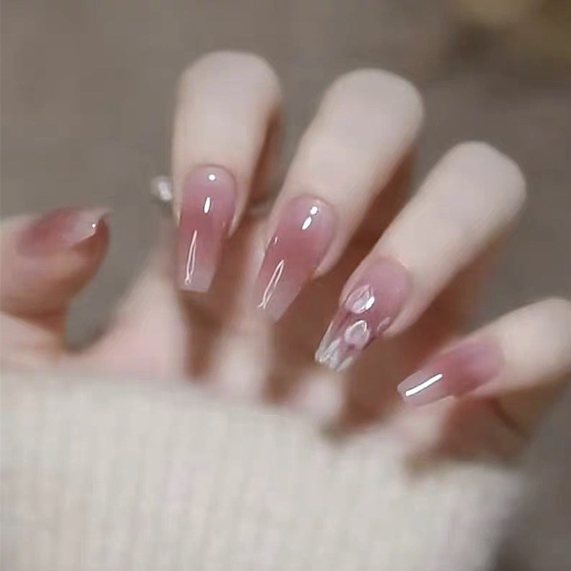 Festive Holiday Themed Press-On Nail Art Acalora