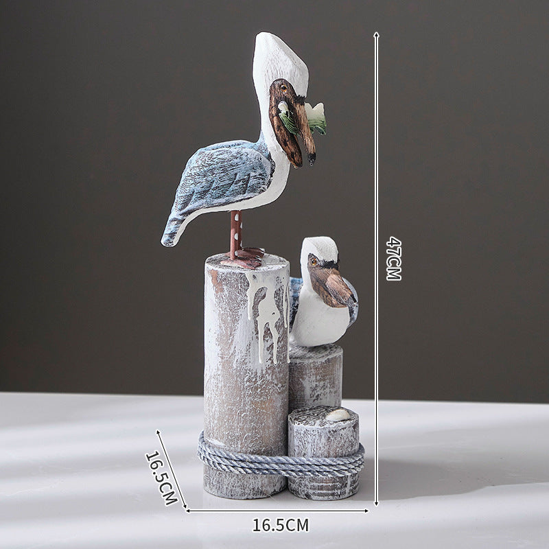 Handmade Seagull Figurine