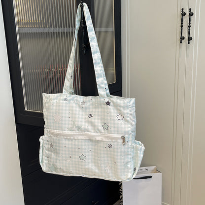 Illustrated Canvas Tote Bag Acalora