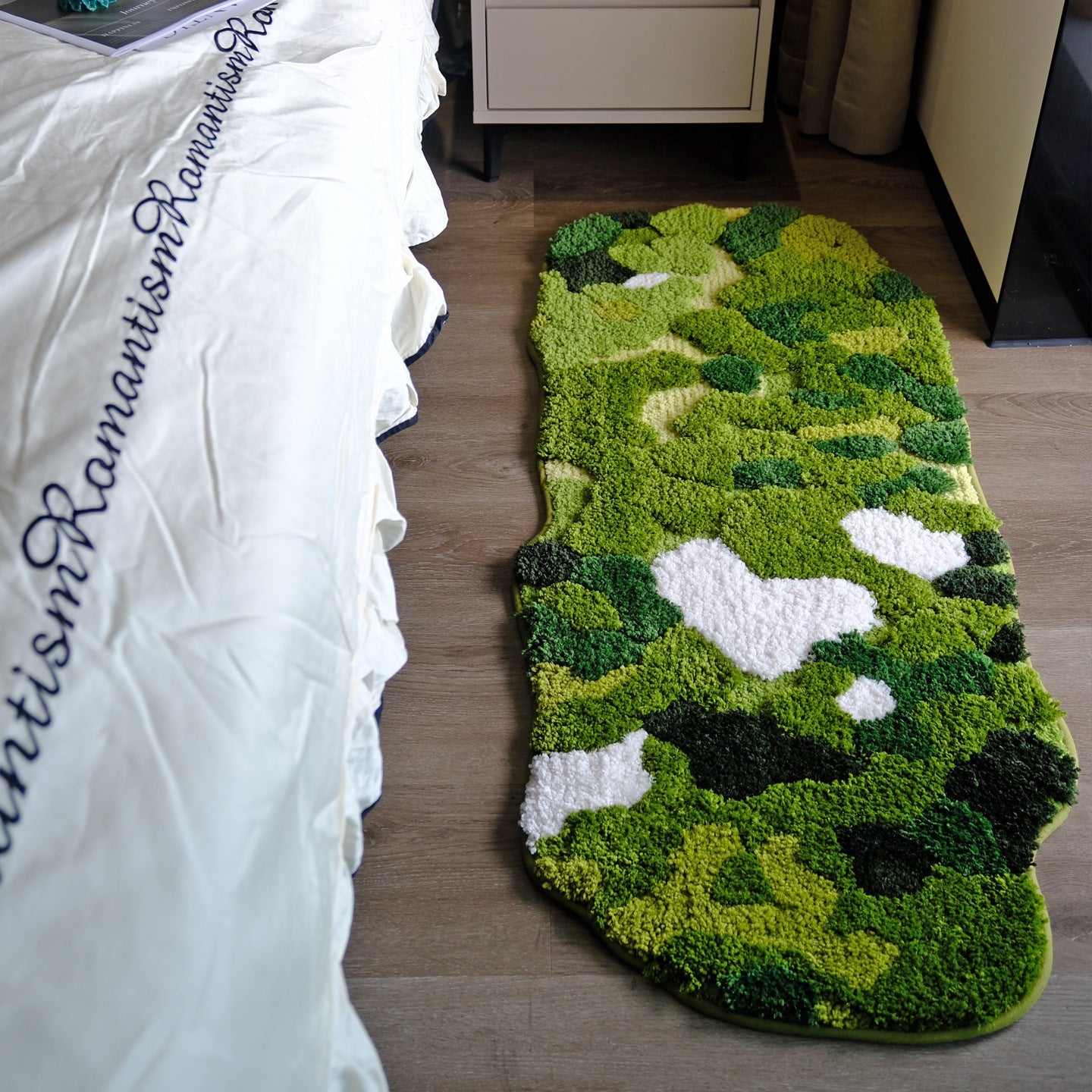 Plush Heart-Shaped Area Rug