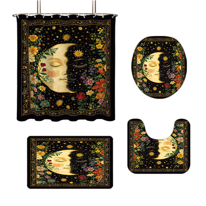 Artistic Highland Cow Bathroom Set