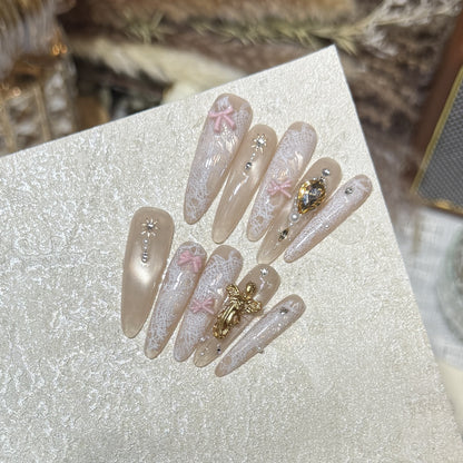 Decorative Press-On Nail Tips Acalora