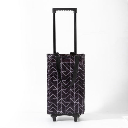 Practical Rolling Bag with Floral Design Bowlift