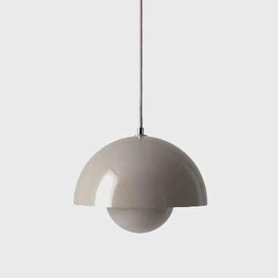 Skanto | Nordic Macaron 1-Light Half-Circle Dome Pendant Lamp