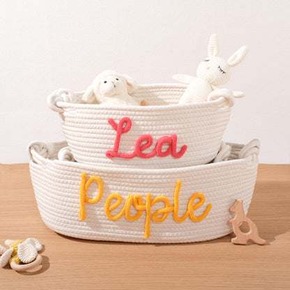 Playful Storage Basket in Bunny Design Acalora