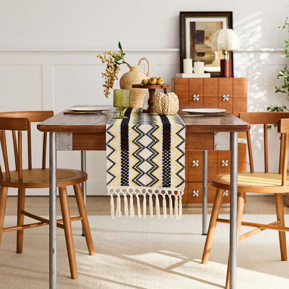 Elegant Handwoven Table Runner