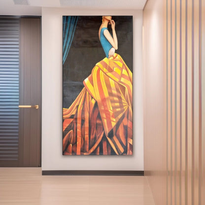 Abstract Fashion Illustration Canvas Art