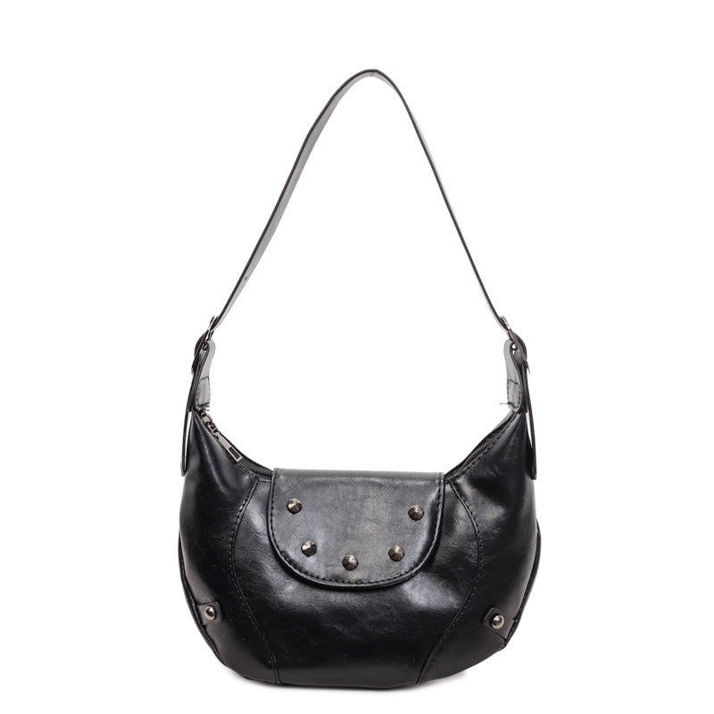 Stylish Leather Hobo Bag Acalora