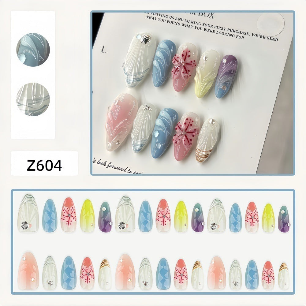 Artificial nails in creative floral design Acalora