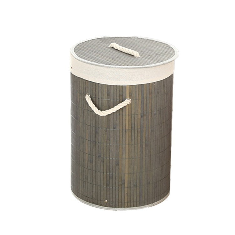 Laundry basket made of natural bamboo by Acalora