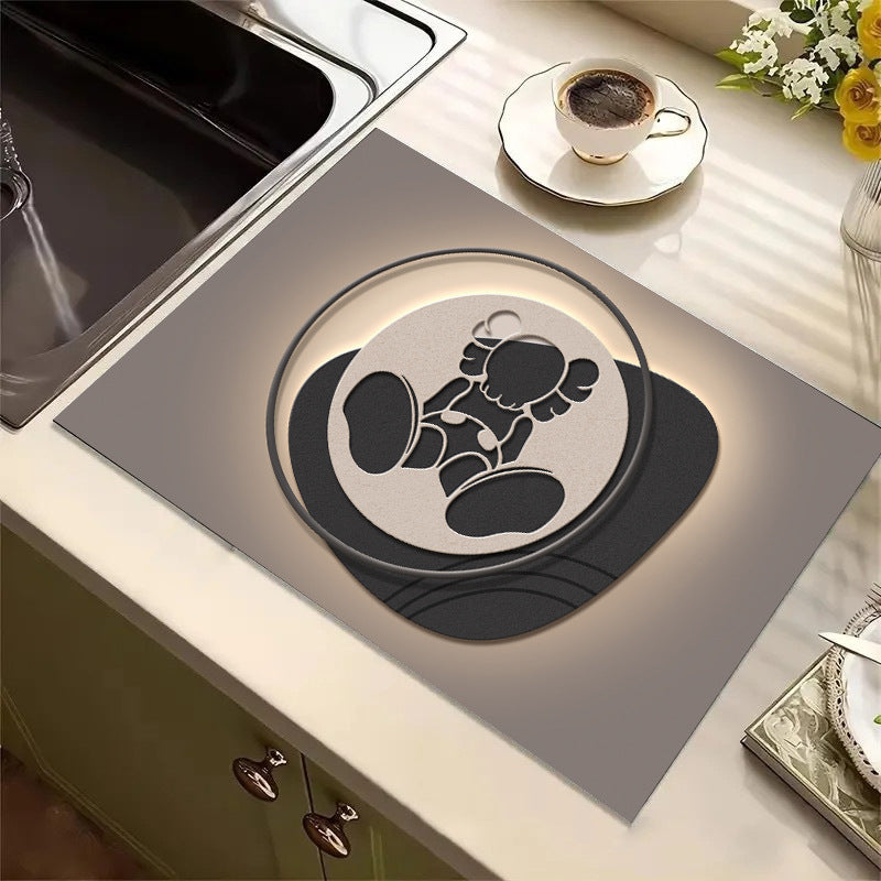 Cute Cartoon Character Kitchen Mat Acalora