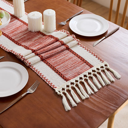 Elegant Knitted Table Runner