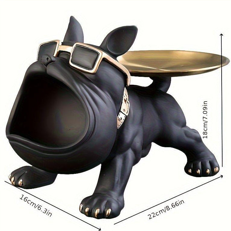 Funny decorative figure of a French Bulldog Acalora
