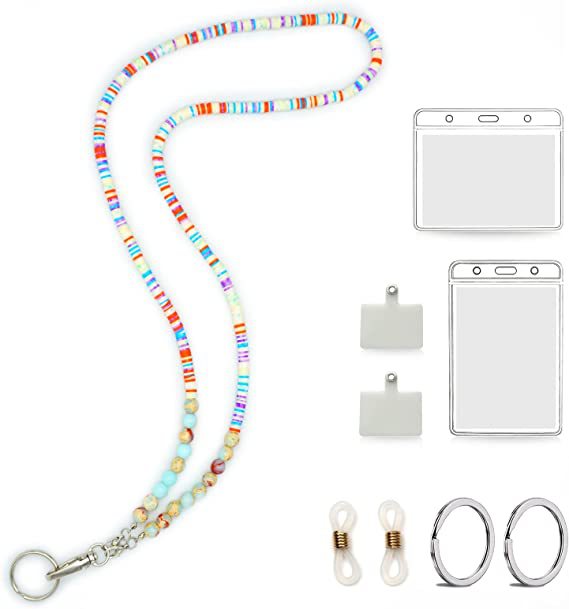Beaded ID Badge Lanyard Acalora