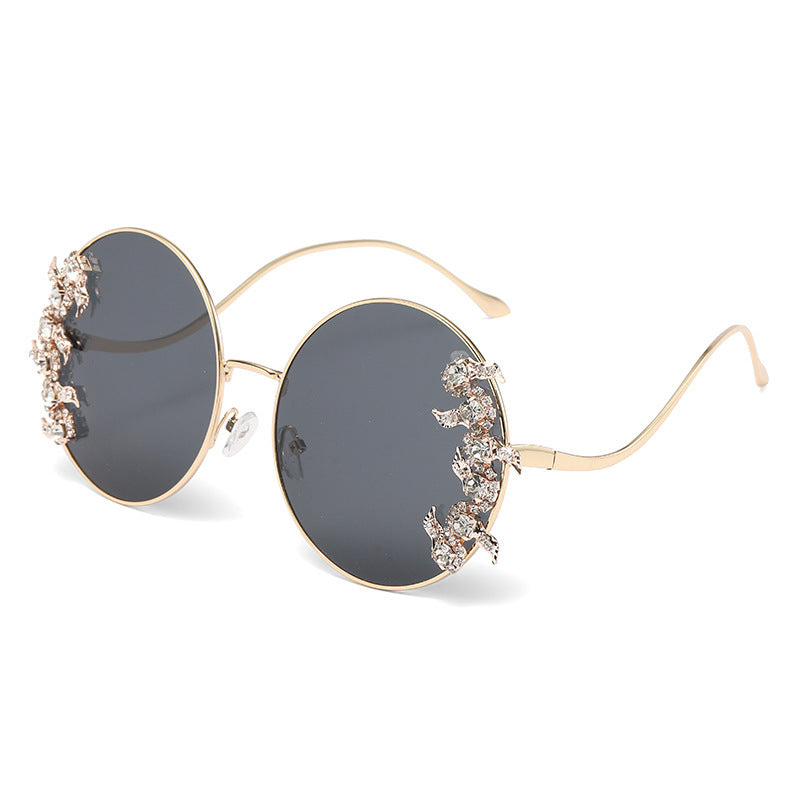 Women's fashion sunglasses with extravagant design and sparkling accents Bowlift