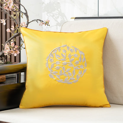 Decorative Embroidered Throw Pillow