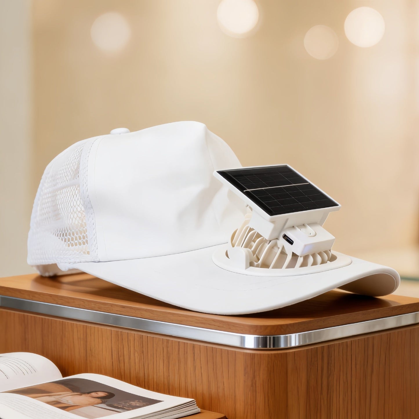 Unisex Cooling Hat with Integrated Solar Fan Karnz